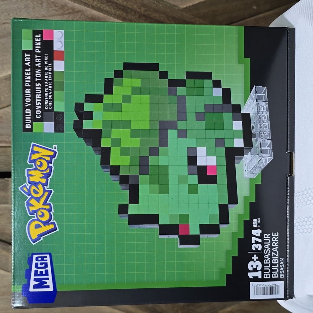 NIB MEGA Pokemon Pixel Art Set For Ages 13 & Up 374 Pcs